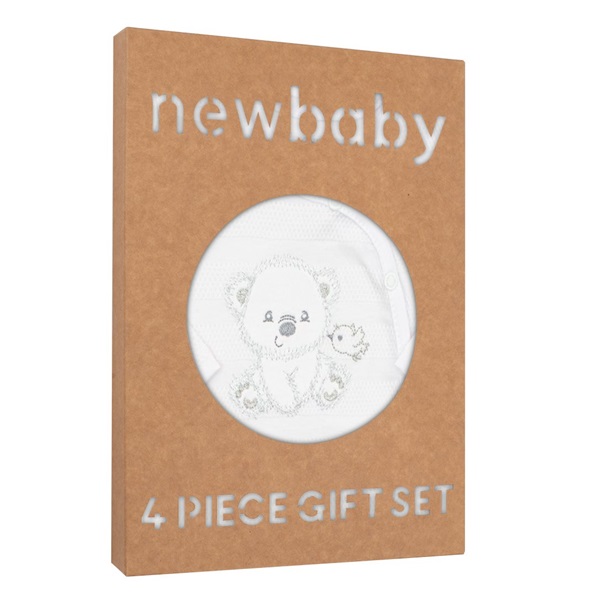 New Baby Sweet Bear White Infant Maternity Set, size 50