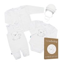 New Baby Sweet Bear White Infant Maternity Set, size 50