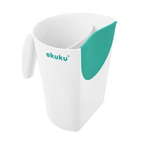 Akuku white-mint hair wash container