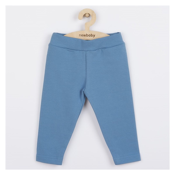 Baby cotton leggings New Baby blue, size 56 (0-3m)