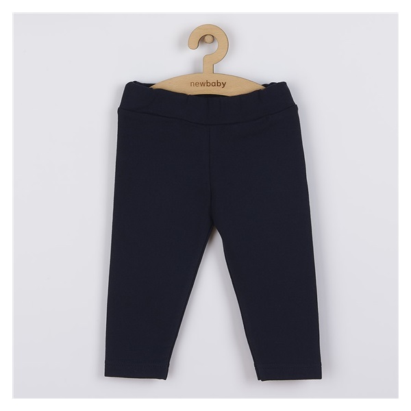 Baby cotton leggings New Baby dark blue, size 56 (0-3m)