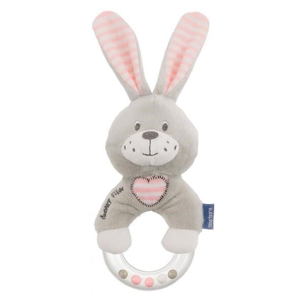 Baby Mix Plush Rattle Rabbit Pink