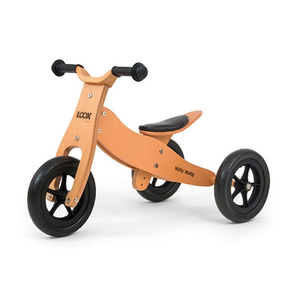 Milly Mally Cool Natural 2in1 Multifunctional Baby Bike