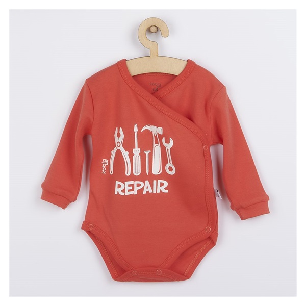 Baby full body Koala Repair dark peach, size 56 (0-3m)