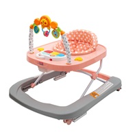 Baby walker with silicone wheels New Baby Forest Kingdom Pink