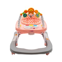 Baby walker with silicone wheels New Baby Forest Kingdom Pink