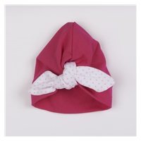 Girls turban hat New Baby For Girls dots, size 68 (4-6m)