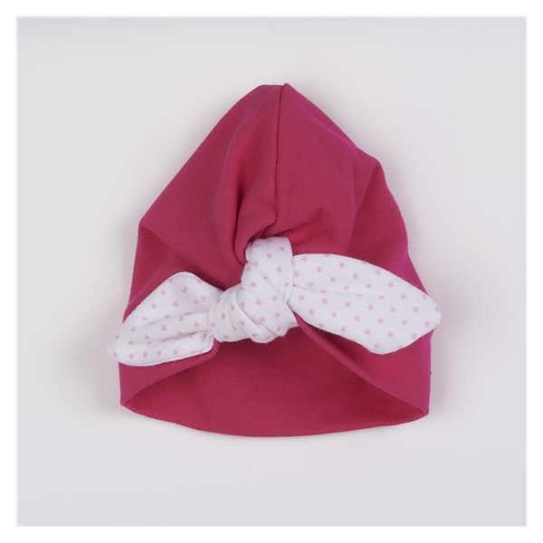 Girls turban hat New Baby For Girls dots, size 74 (6-9m)