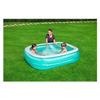 Inflatable children‘s pool Bestway 201x150x51 cm green