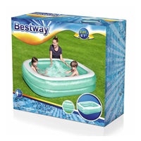 Inflatable children‘s pool Bestway 201x150x51 cm green