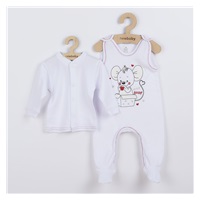 New Baby Mouse baby kit white, size 80 (9-12m)