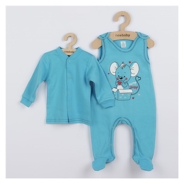 New Baby Mouse baby kit turquoise, size 80 (9-12m)