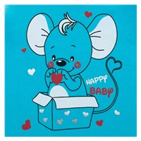New Baby Mouse baby kit turquoise, size 80 (9-12m)