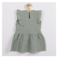 Baby Muslin Dress New Baby Summer Nature Collection mint, size 56 (0-3m)