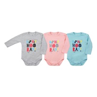 Baby long sleeve body Koala Hip-Hip pink, size 80 (9-12m)