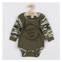 Baby long sleeve body New Baby Army girl, size 92 (18-24m)