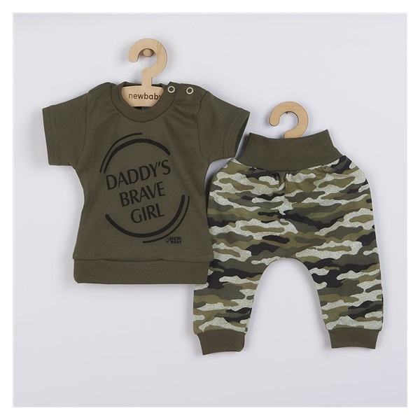 2 Piece Infant Set New Baby Army girl, size 56 (0-3m)