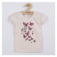 Baby T-shirt with skirt New Baby Butterflies, size 62 (3-6m)