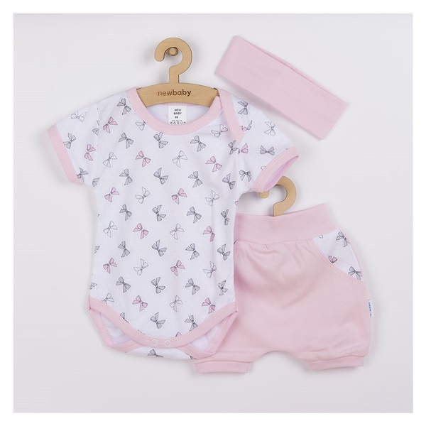 3-Piece Summer Cotton Set New Baby Perfect Summer Pink, size 92 (18-24m)