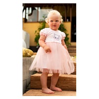 Baby body with tulle skirt New Baby Wonderful grey, size 62 (3-6m)