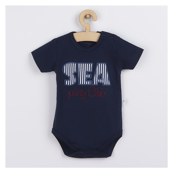 Baby summer body Koala Sea Party blue, size 68 (4-6m)