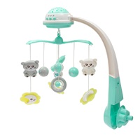 Carousel above the crib with light projector Baby Mix mint