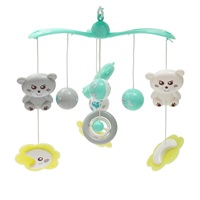 Carousel above the crib with light projector Baby Mix mint