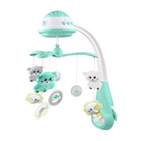 Carousel above the crib with light projector Baby Mix mint