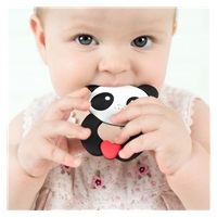 Baby silicone teether Akuku Panda