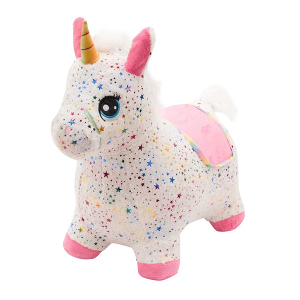 Plush bouncing unicorn with sound PlayTo