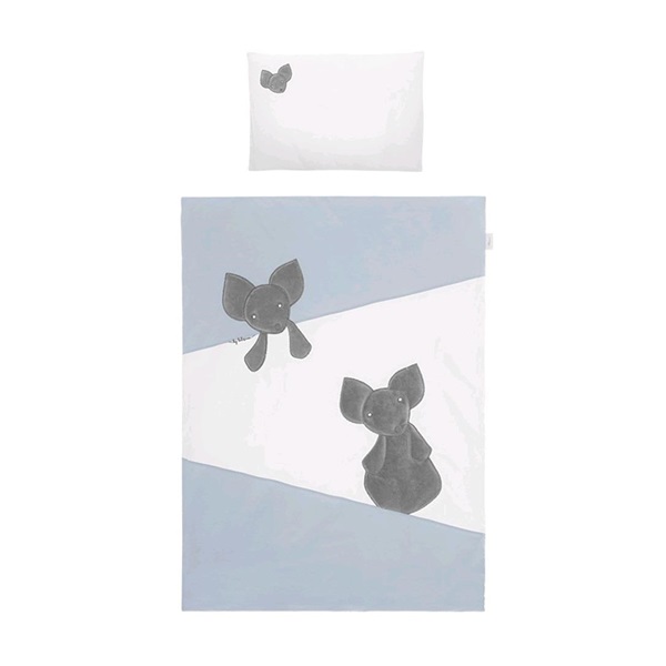 3-piece bedding Belisima Mouse 90/120 blue