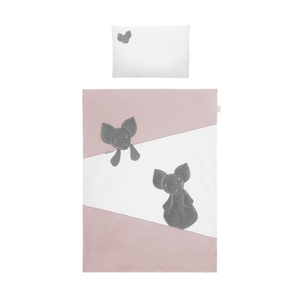 3-piece bedding Belisima Mouse 90/120 pink