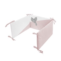 5-part bed linen Belisima Mouse 100/135 pink