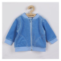 Semi-sheer sweatshirt New Baby Baby blue, size 68 (4-6m)