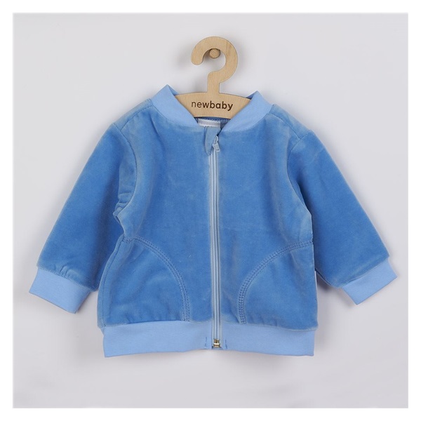 Semi-sheer sweatshirt New Baby Baby blue, size 68 (4-6m)