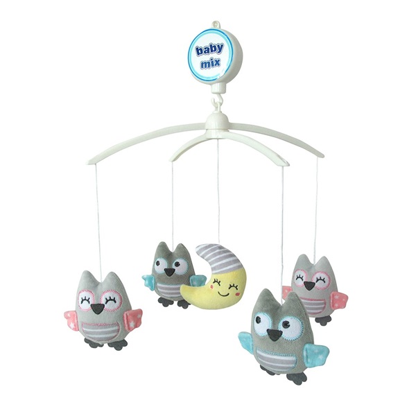 Carousel above the crib Baby Mix Owls on the moon