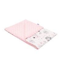 Baby blanket New Baby Bears pink 80x102 cm