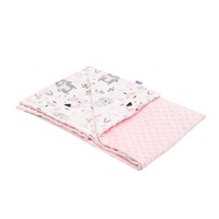 Baby blanket New Baby Bears pink 80x102 cm