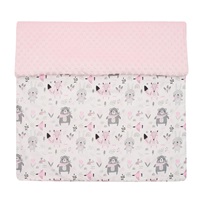 Baby blanket with filling New Baby Bears pink 80x102 cm