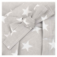 Classic lace-up wrap New Baby Stars grey and white