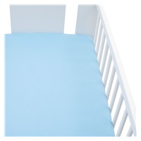 Jersey crib sheet New Baby 120x60 blue