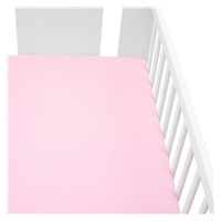 Jersey crib sheet New Baby 120x60 pink