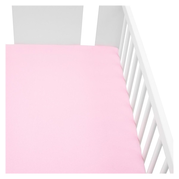 Jersey crib sheet New Baby 120x60 pink