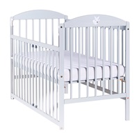 Drewex Lishak cot with pull-down sidewall light grey