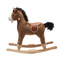Rocking horse with melody PlayTo brown