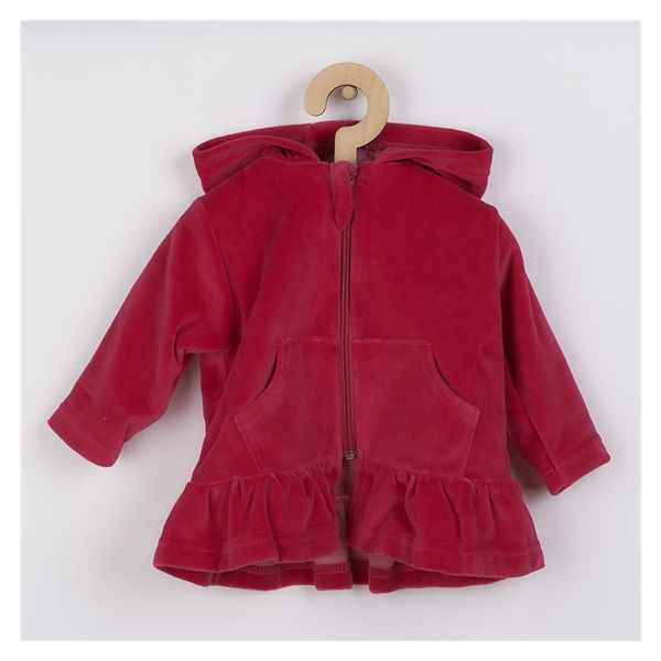 Semiskirt with hood New Baby Baby dark pink, size 92 (18-24m)