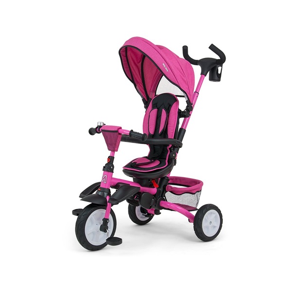 Kids tricycle 6in1 Milly Mally Stanley pink