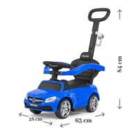 Scooter with guide bar Mercedes Benz AMG C63 Coupe Milly Mally black