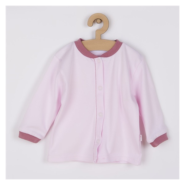 Organic cotton baby coat Koala Forest Friend pink, size 74 (6-9m)