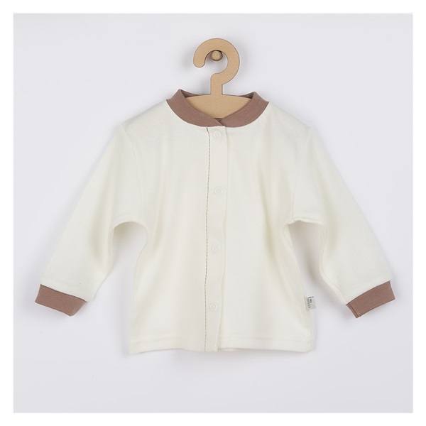 Organic cotton baby coat Koala Forest Friend beige, size 74 (6-9m)